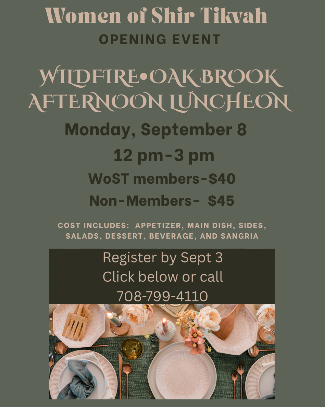 WoST Opening Luncheon