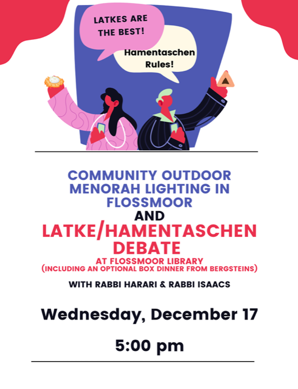Latke/Hamentaschen Debate